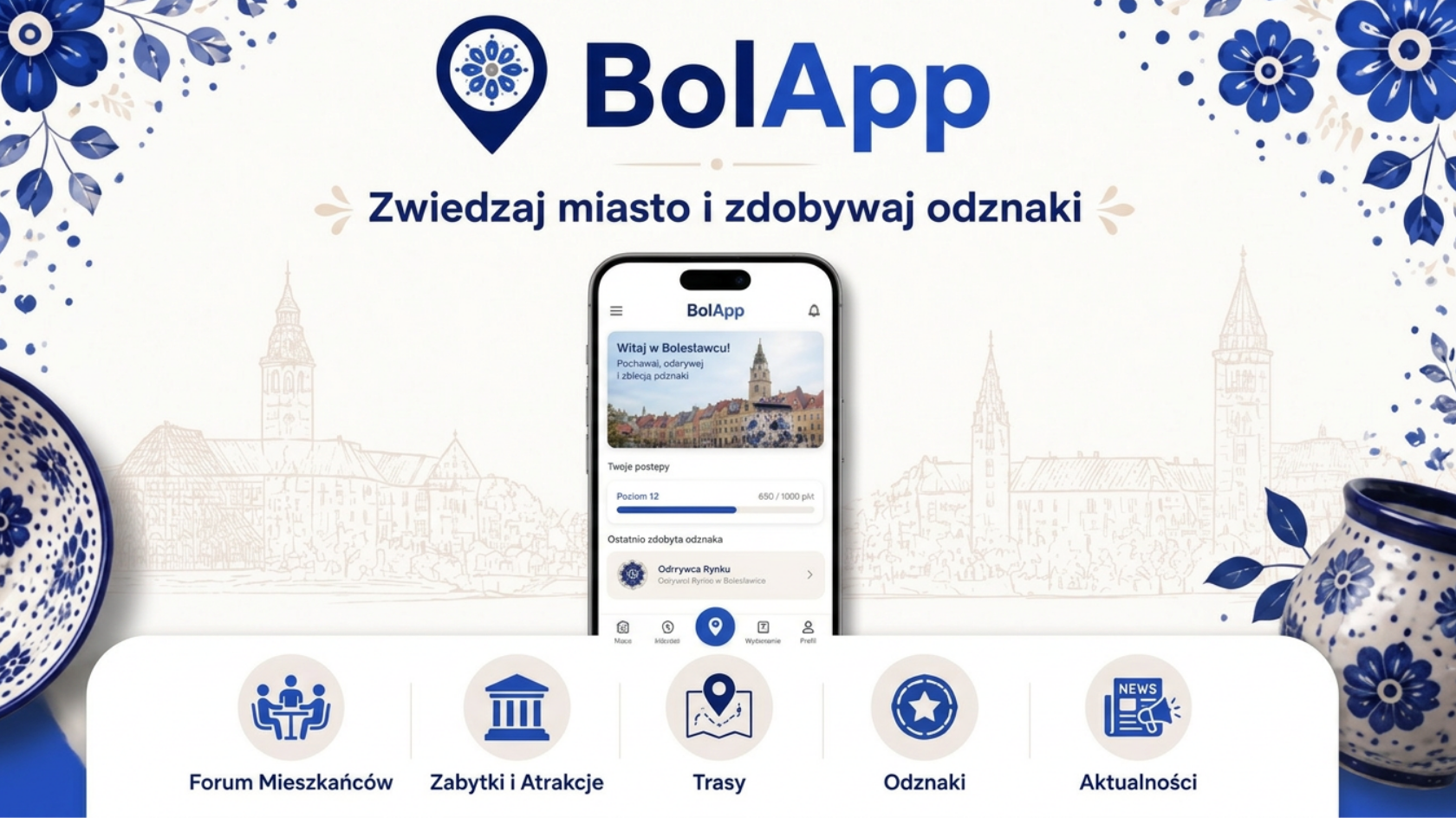 BolApp - Zwiedzaj miasto i zdobywaj odznaki